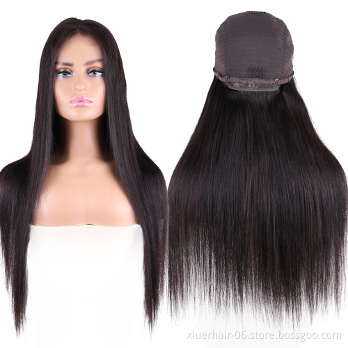 Cuticle Aligned Ready Stock For Black Women Blonde 100% Colored Straight Bob Short Lace Front Human Hair Wigs with Baby Hair